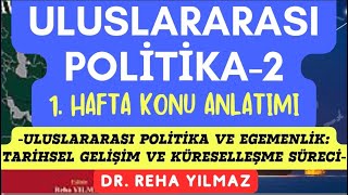 Uluslararası Politika-2